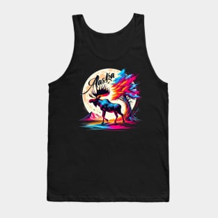 Alaska Moose Tank Top